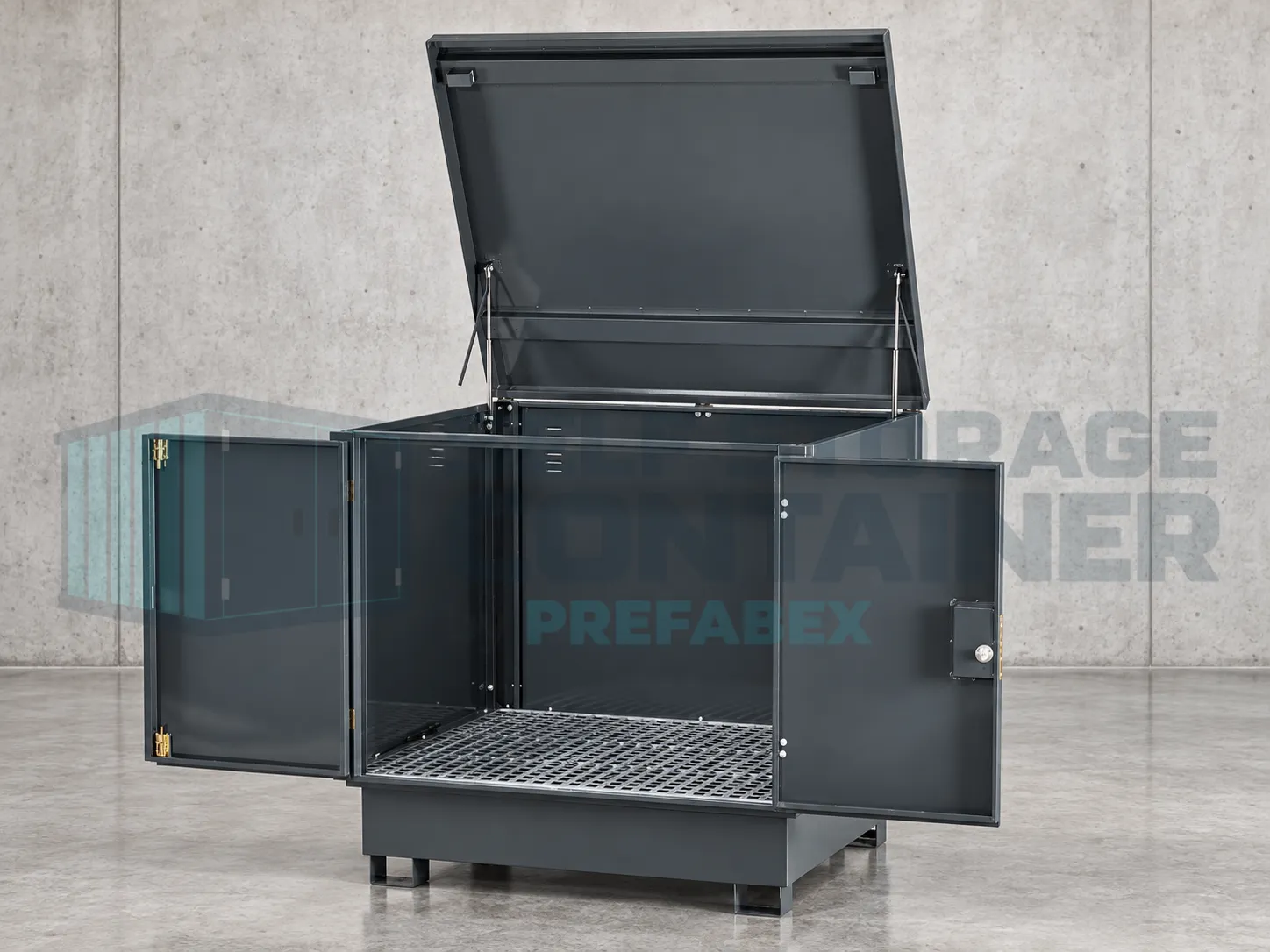 Top & Front Access Bunded Liquid Storage Unit (8)